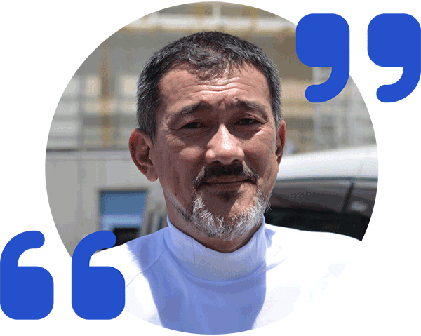 代表取締役社長 中尾安男の写真